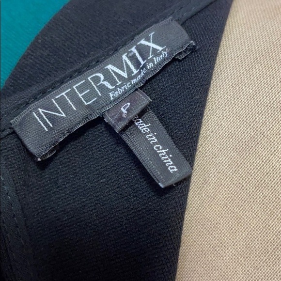 Intermix Black Green BodyCon Top - Picture 9 of 10